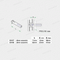 klika Clara UK kovová konstrukce s rozetou oválnou M15 - inox (nerez)