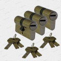 bezpečnostní cylindrická vložka DOM ix-10 - 3x SU